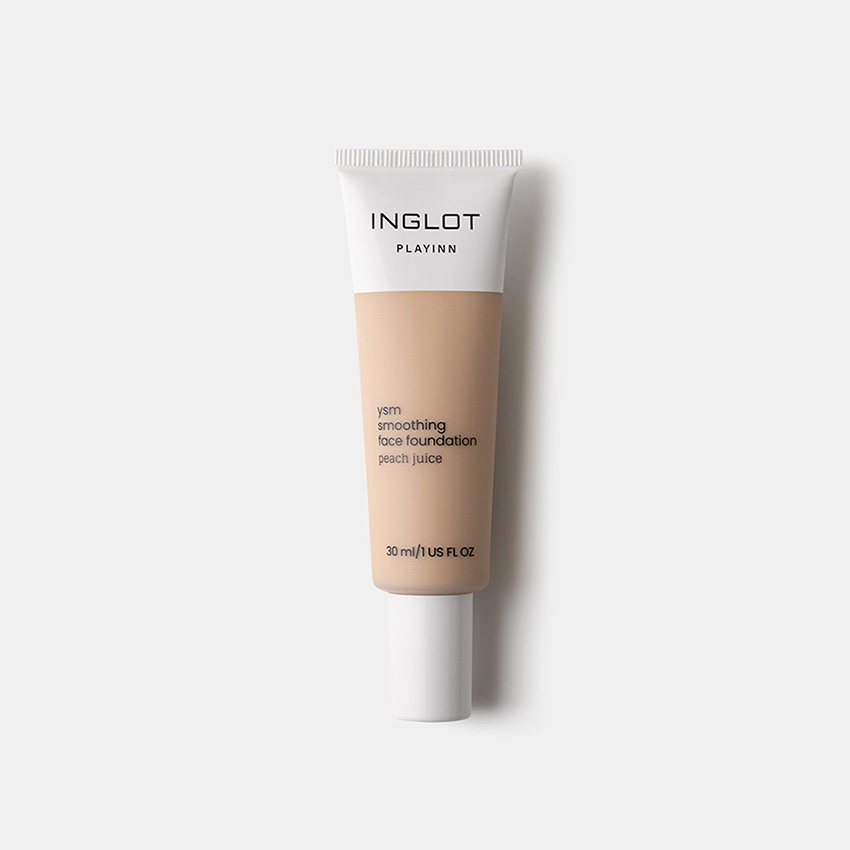 Тональная основа матирующая Playinn YSM Smoothing Face Foundation INGLOT для лица