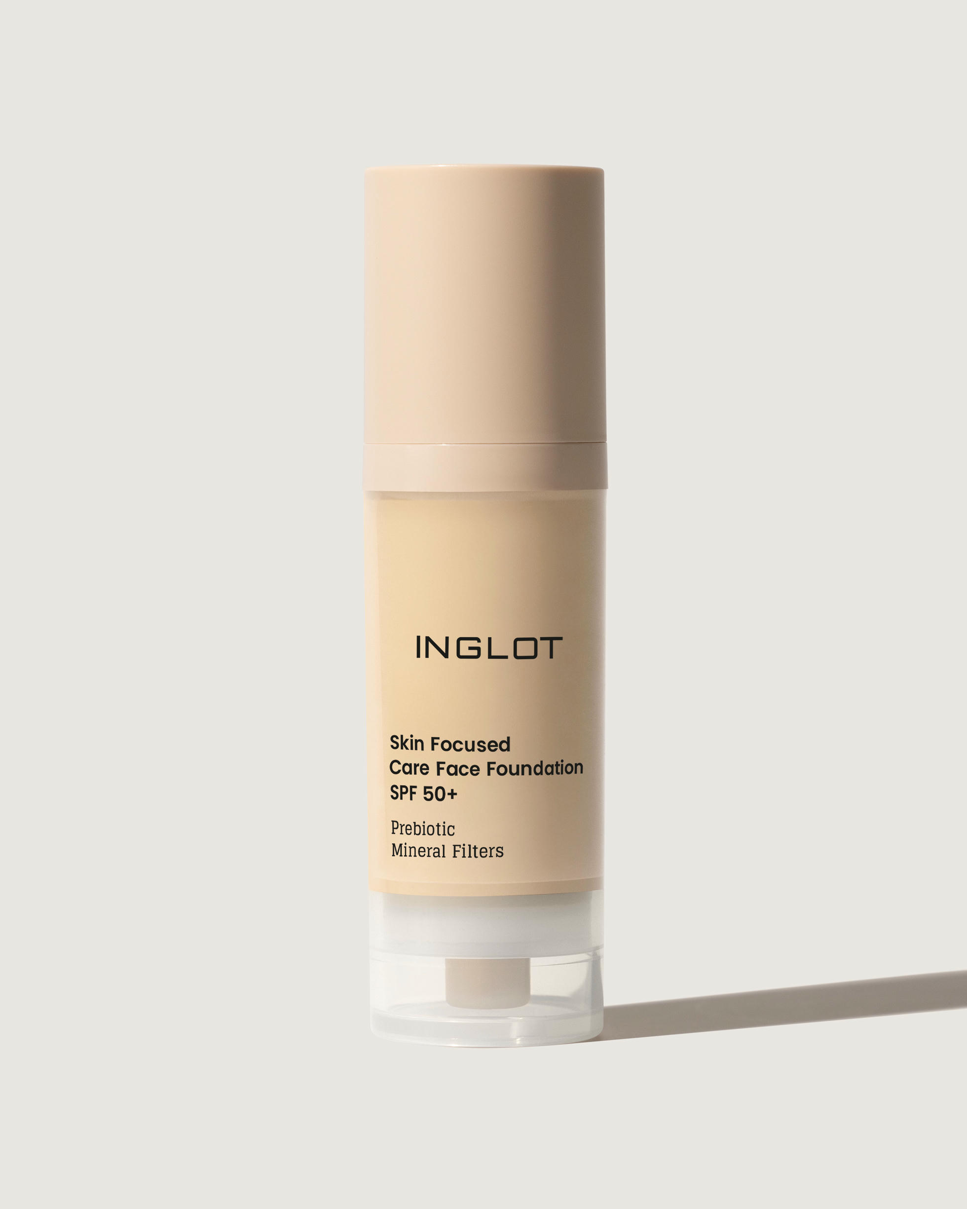 Тональная основа Inglot Skin Focused Care Face SPF 50+ 301 Light Olive